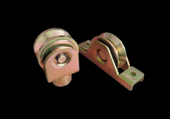 Buy Galvanized CNC Sliding Door Casters Shock Absorbent Wear Resistant online manufacture