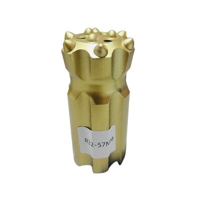 شراء R32 عقدة الزر المتراجعة مع قطر القطع 57 ملم تصميم Retrac للحفر الصخري الفعال online manufacture