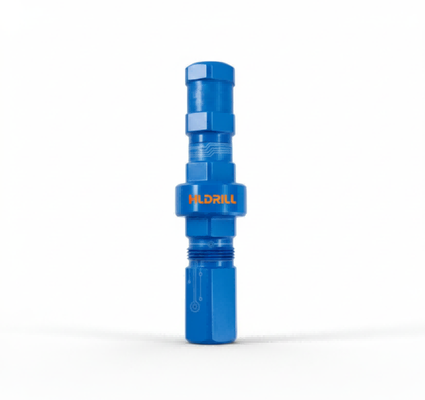 Buy Ultra Small Size B16 B19 B22 Transition Coupling With Blue Anti Rust Coating For Coal Mine Anchor Drill Rod Reducer Adapter online manufacture