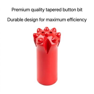 buy High Precision 12° Tapered Button Bit With 70mm Long Skirt For Quarrying And Underground Mining online manufacture
